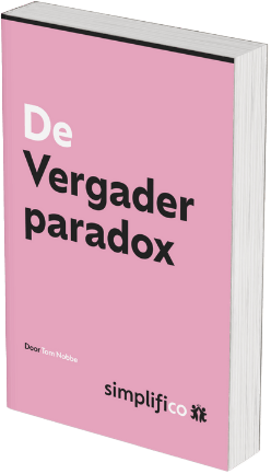 Omslag van De Vergaderparadox, het e-book van Tom Nobbe